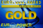 Gold Euro.www.Award for private homepage