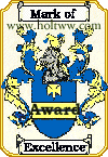 Winner of Mark of Excellence website award
